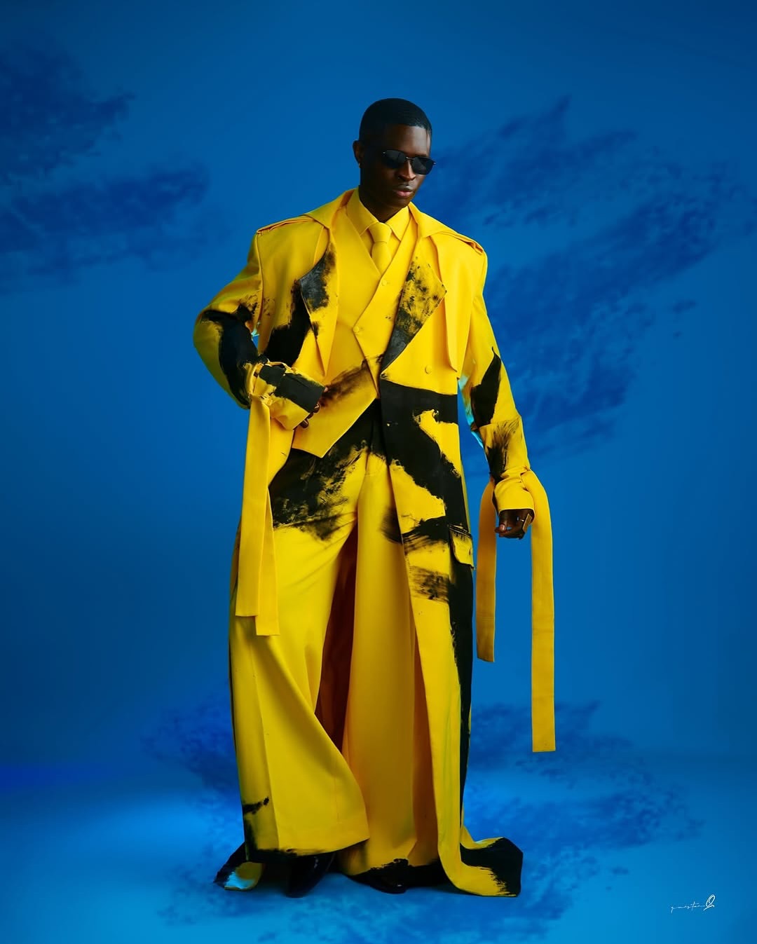 The Yellow painted Suit