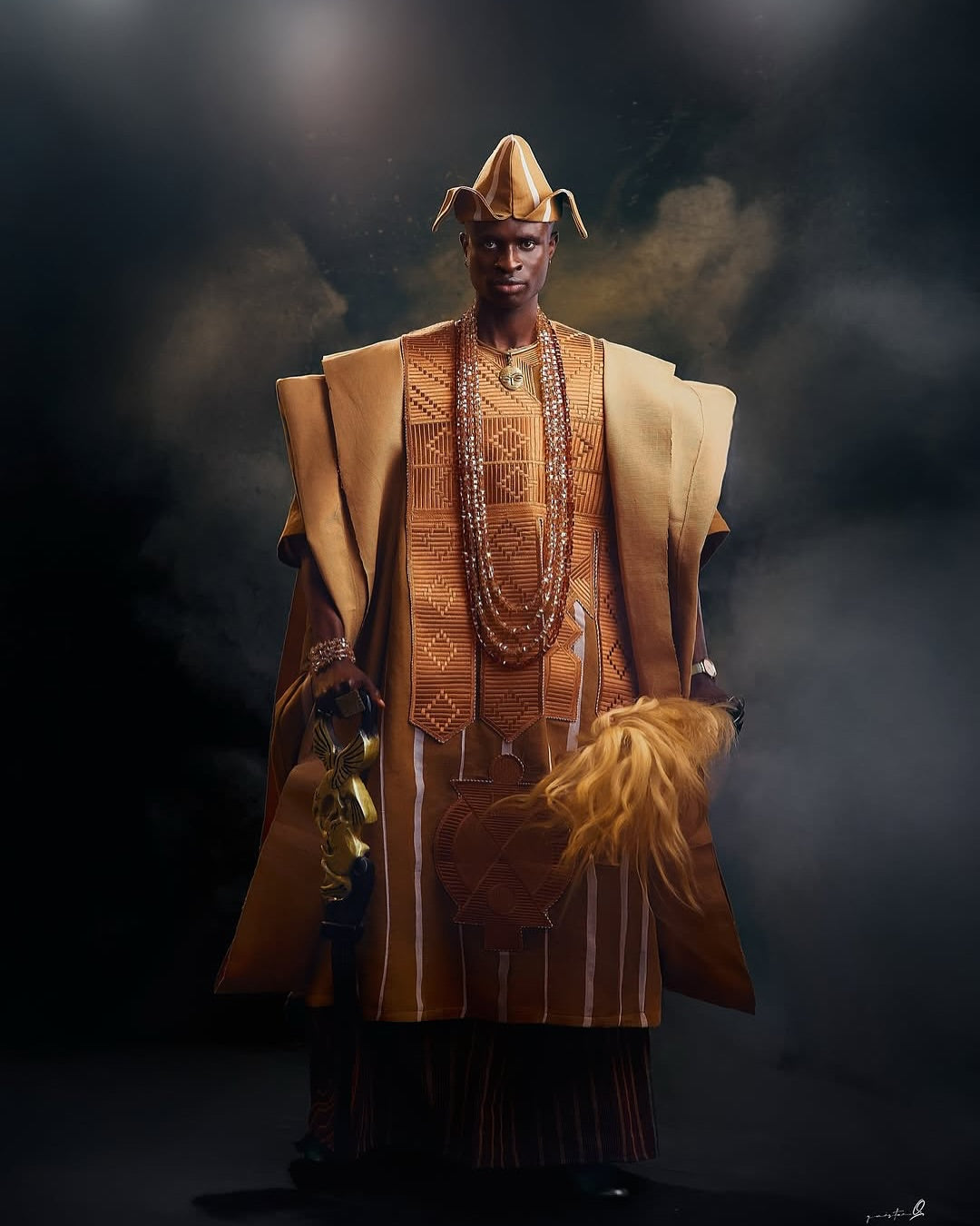 Caramel Gold Agbada