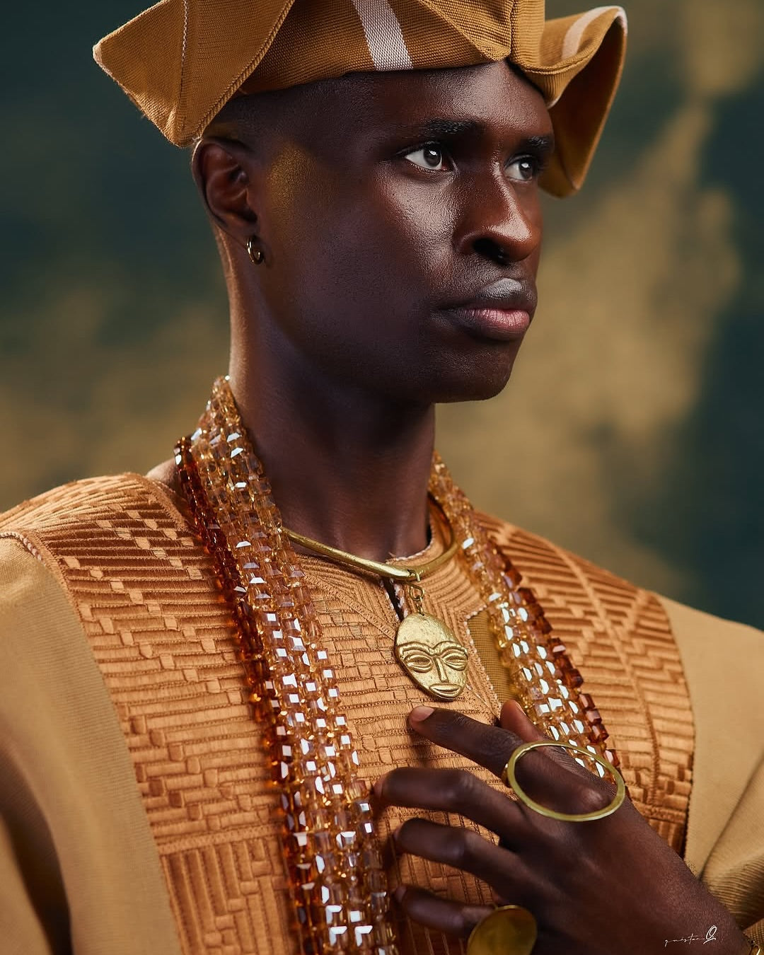 Caramel Gold Agbada