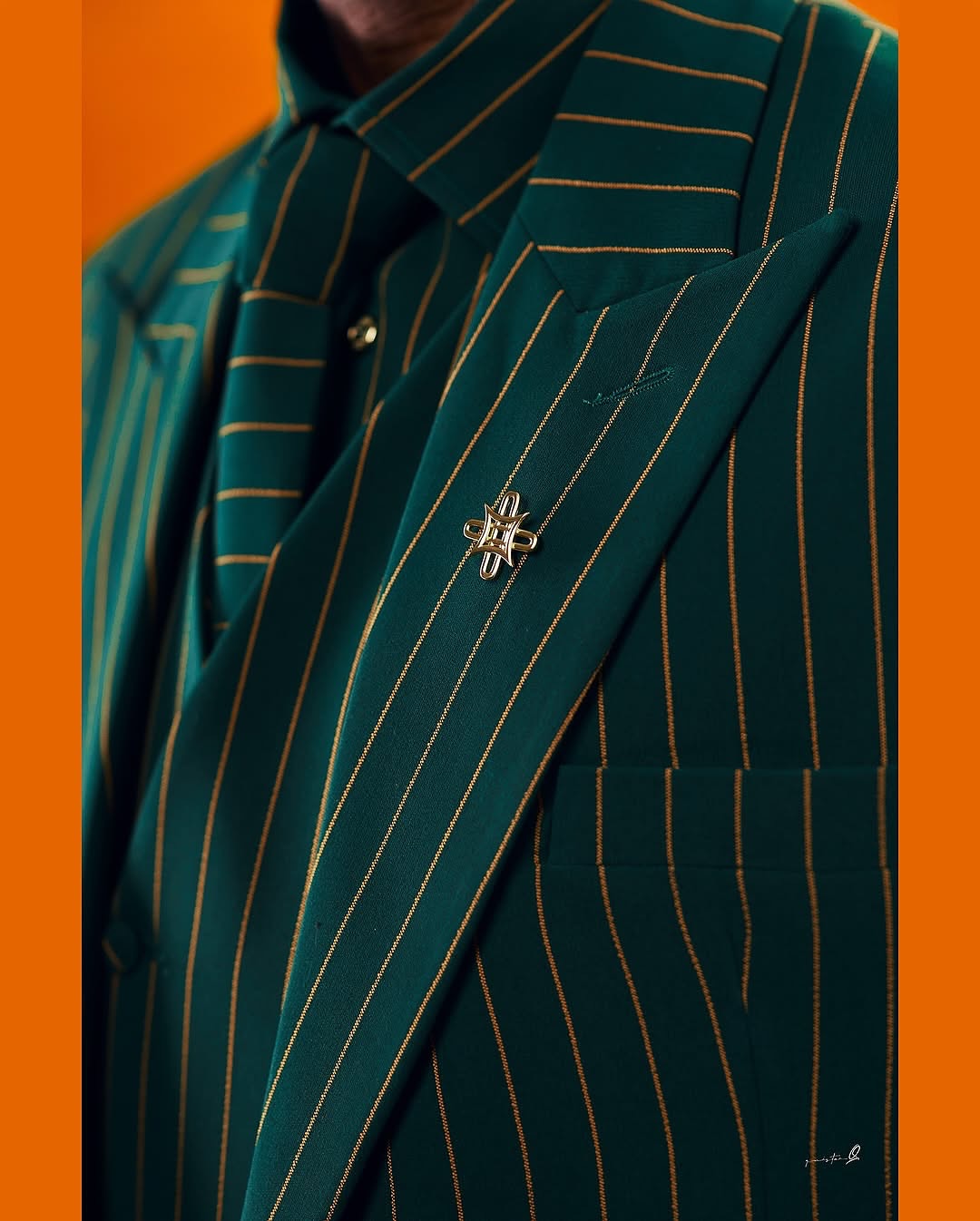 Deep Teal Double Breasted Suit