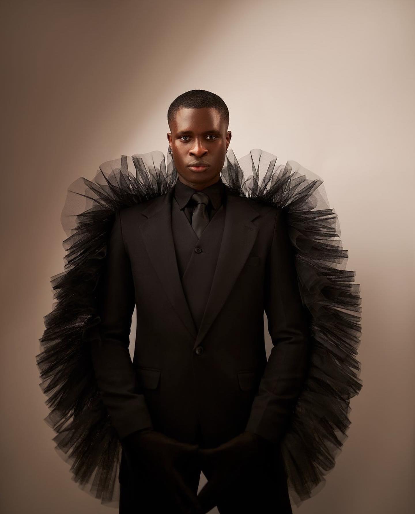 Black Single-Breasted Suit